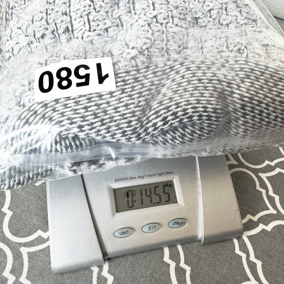 Nic Zoe Chunky Knit Cardigan Sweater Womens Lg Big Buttons Boho Lagenlook Gray - Picture 11 of 11